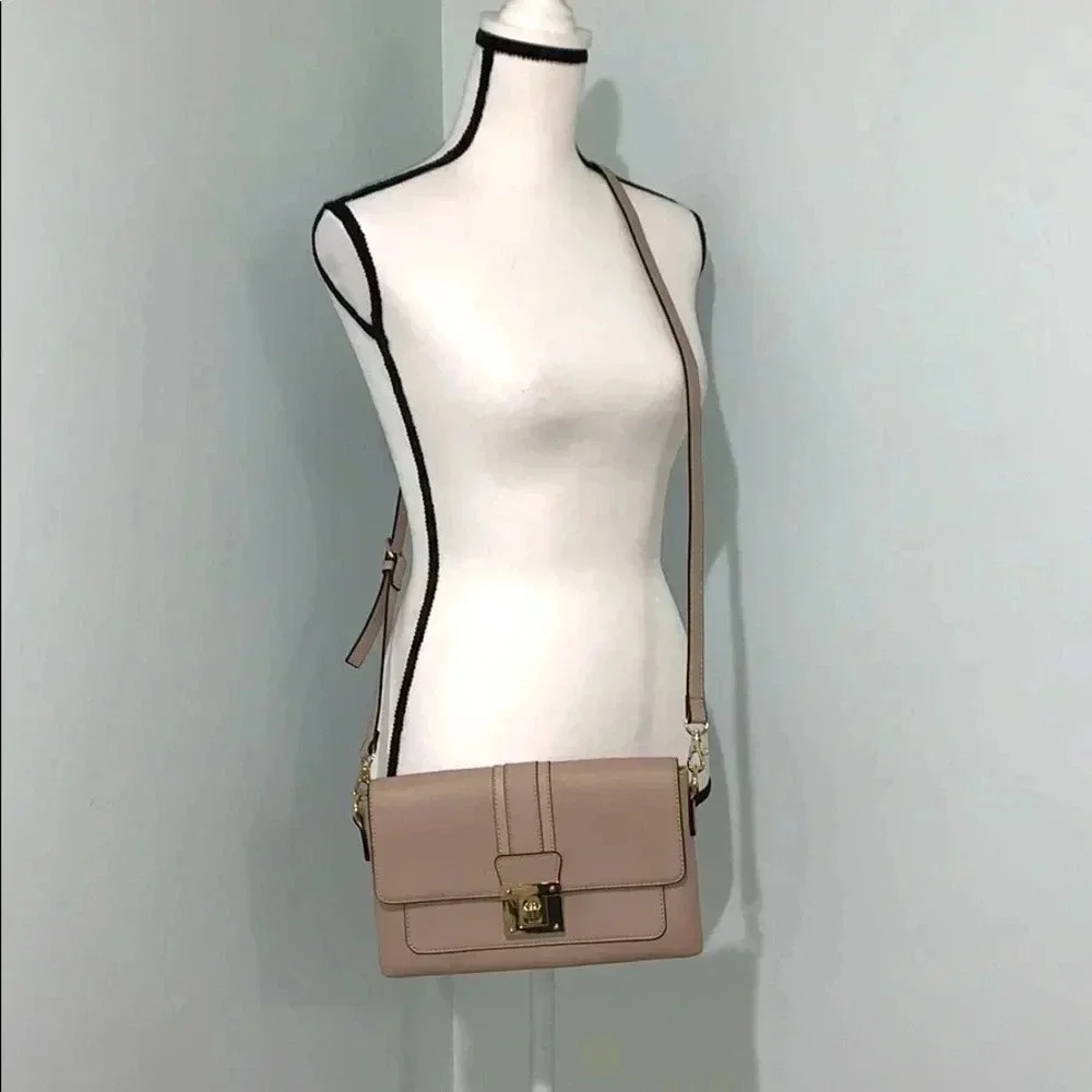 APT.9 Cream Crossbody Purse